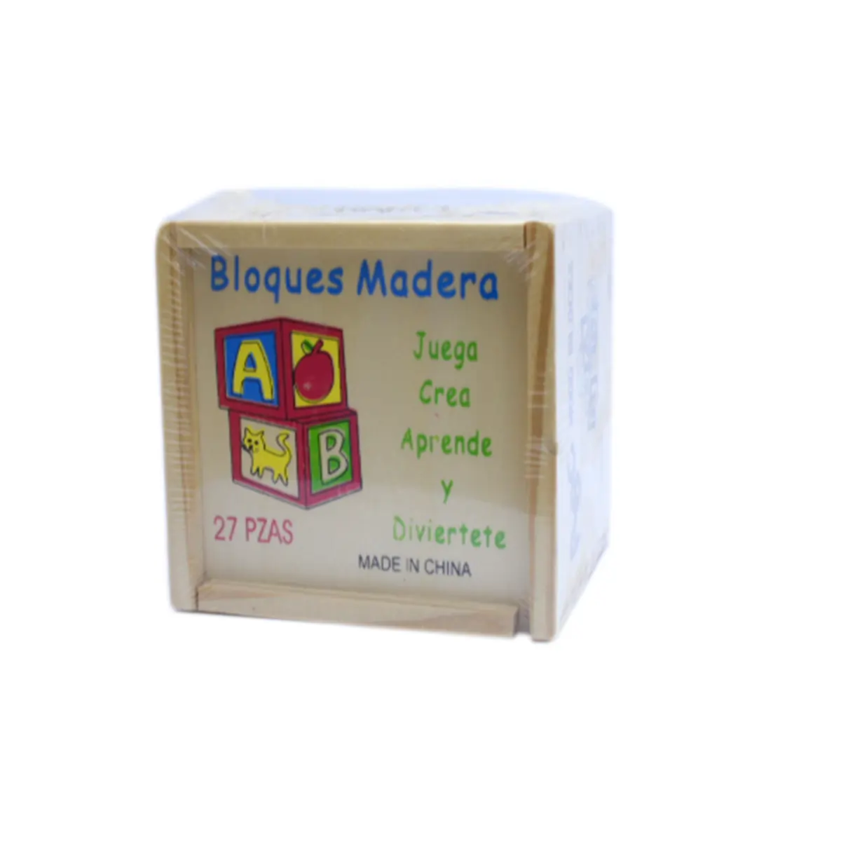 CUBO DE MADERA X 27 / QQ-5284