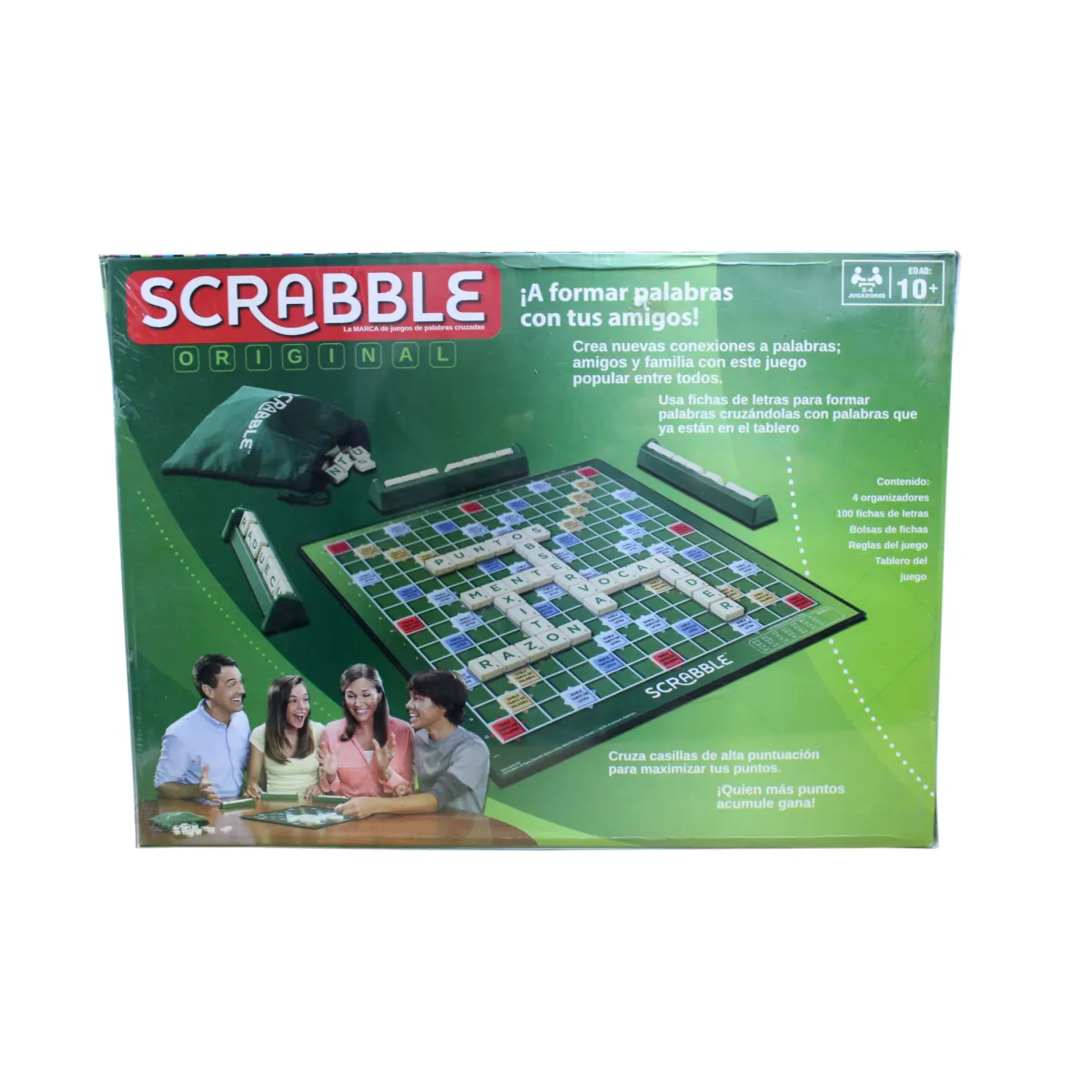 JUEGO DE MESA SCRABLE VERDE