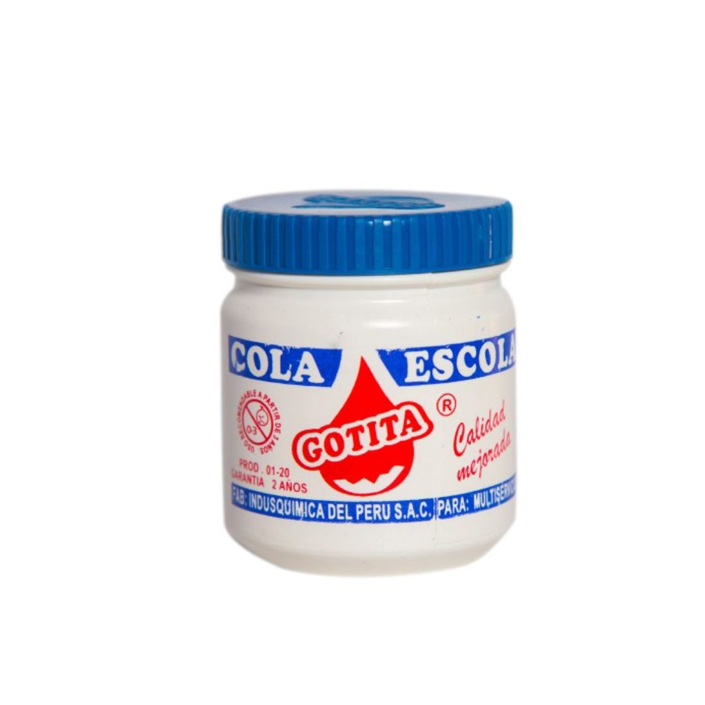 GOMAS Pote Cola Escolar Gotita 1/4 250G