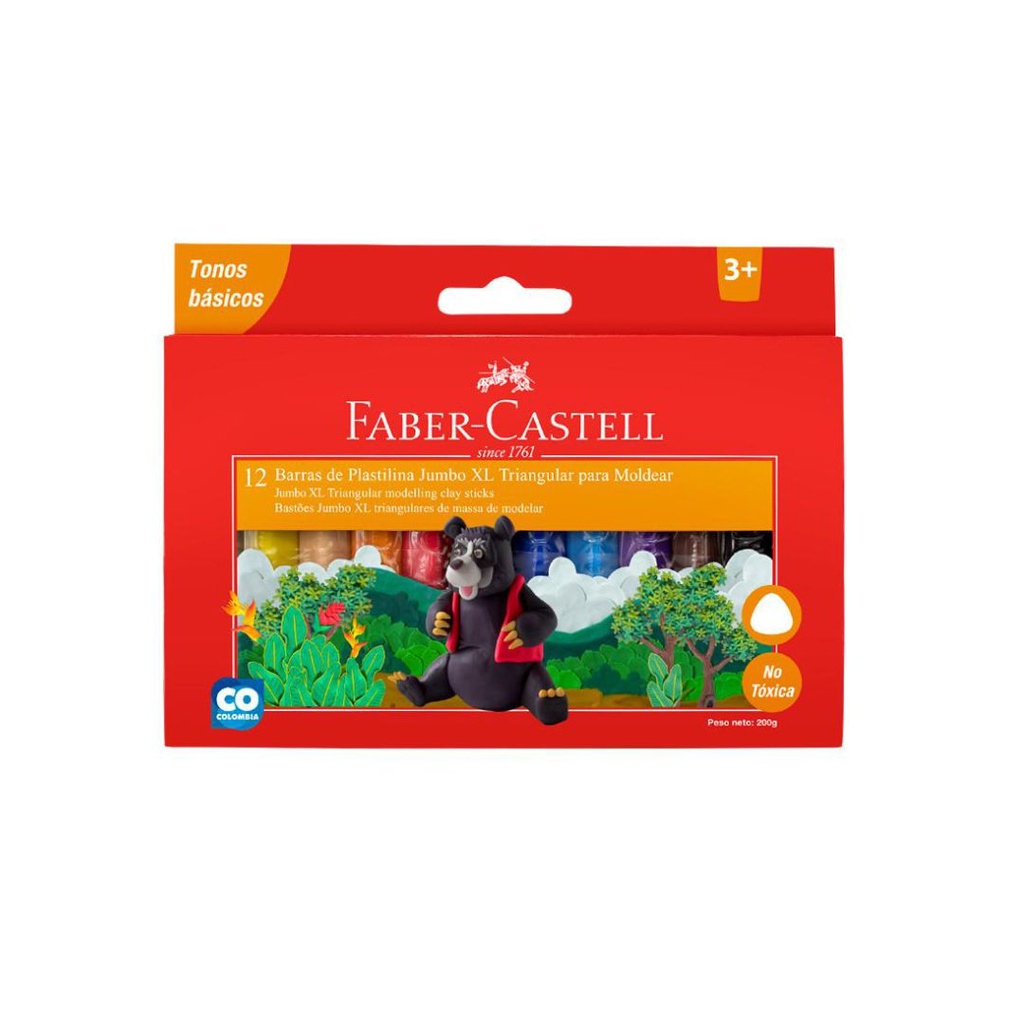 PLASTILINAS Jumbo XL - FABER CASTELL