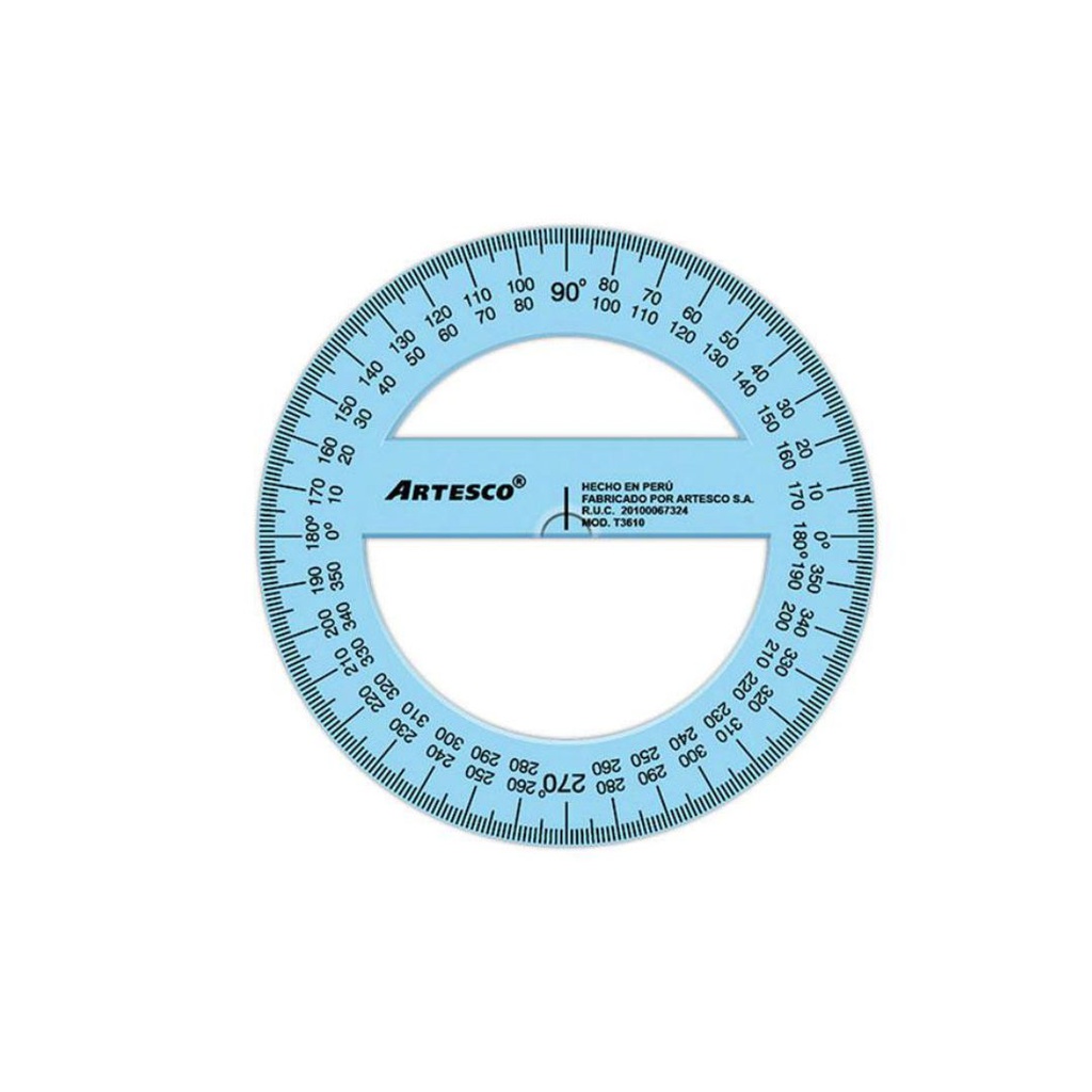 REGLA TRANSPORTADOR 360 - ARTESCO