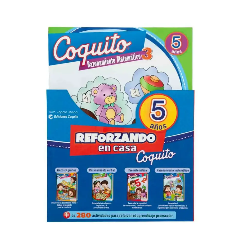 REFORZANDO EN CASA 5 AÑOS - COQUITO - ORIGINAL