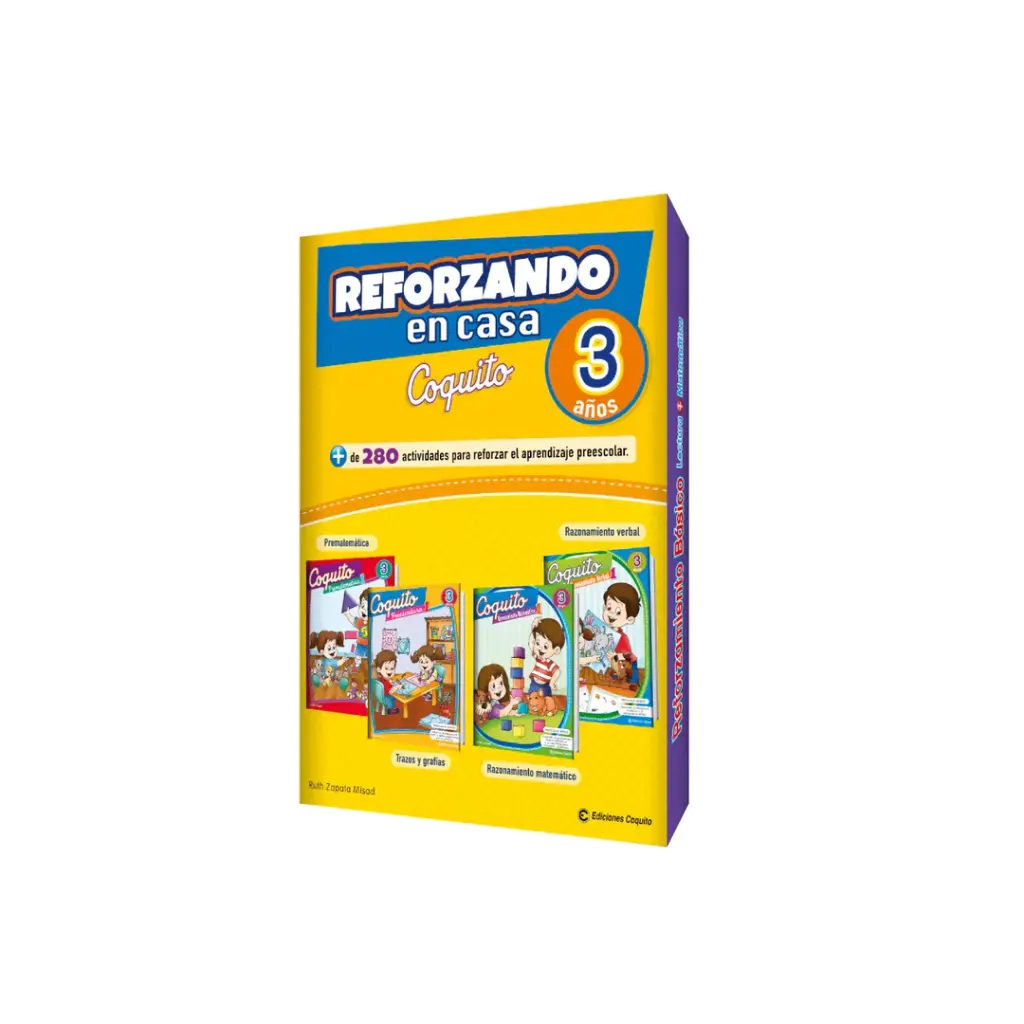 REFORZANDO EN CASA 3 AÑOS - COQUITO - ORIGINAL