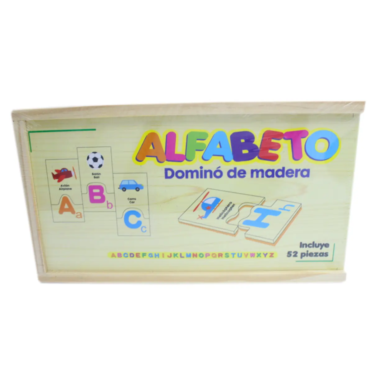 [JUG_226] DOMINO CON ALFABETO GRANDE / XQ-8002