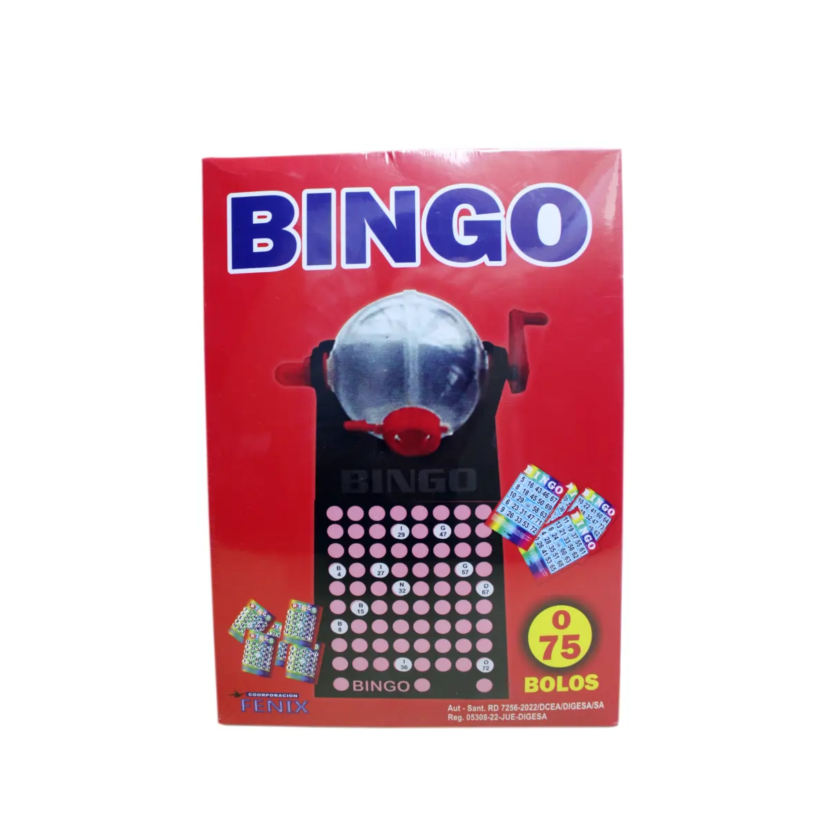 [JUG_356] BINGO ROJO 75 PIEZAS / BG-01